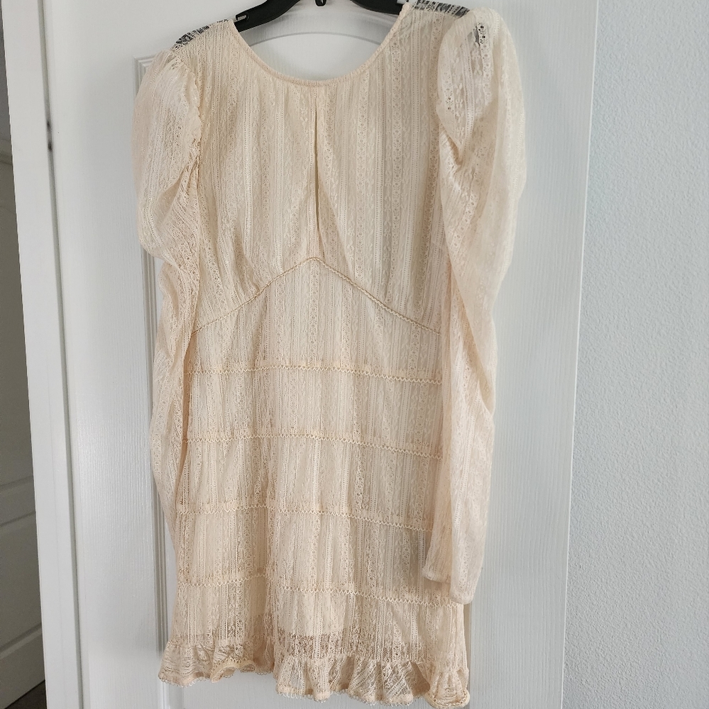 House of Harlow Cream Dress